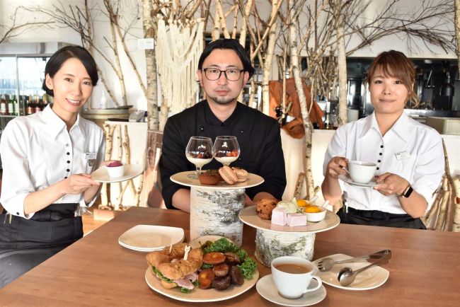 池田　ワイン城　アフタヌーンティーを実施中　１１月３０日まで