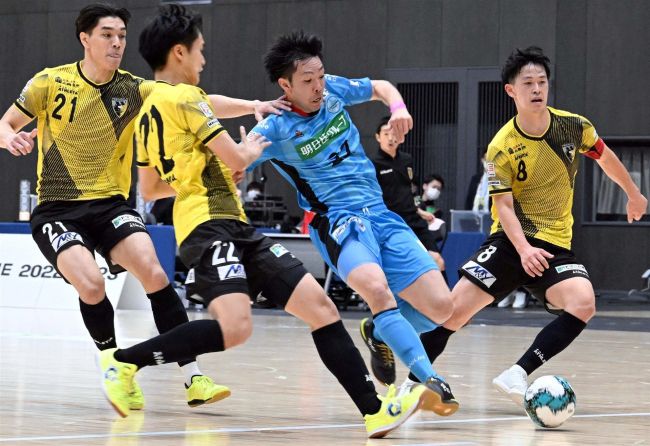 【写真】エスポラーダは逆転負け、関口復帰目指す フットサルFリーグ帯広開催
