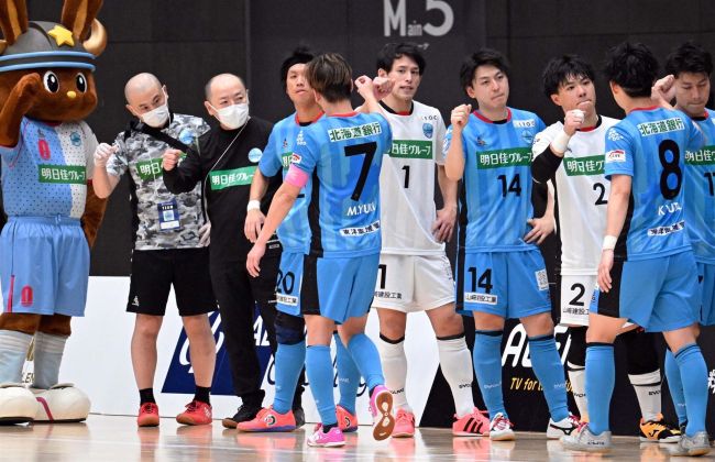 【写真】エスポラーダは逆転負け、関口復帰目指す フットサルFリーグ帯広開催