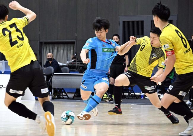 【写真】エスポラーダは逆転負け、関口復帰目指す フットサルFリーグ帯広開催
