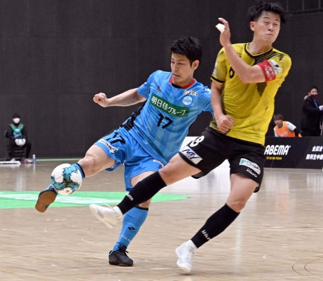 【写真】エスポラーダは逆転負け、関口復帰目指す フットサルFリーグ帯広開催