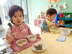 天皇の料理番レシピで豚丼給食　葵学園 4