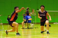 木村・上山組、男子は菅野・野崎組Ｖ、野崎２冠　全十勝高校新人バドミントン選手権大会