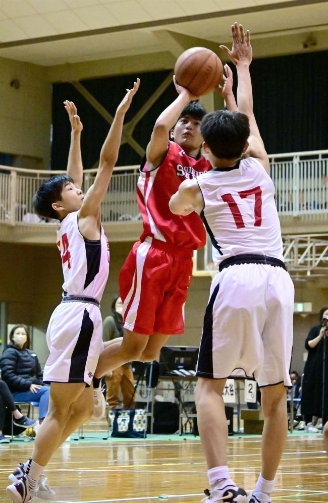 【写真】白樺学園女子2年ぶり頂点、男子は帯大谷連覇 高体連十勝支部バスケットボール新人大会