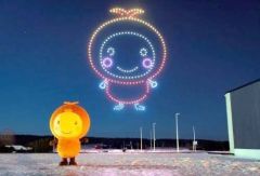 ドローンショーをもう一度　３月開催に５００万円寄付金募る　上士幌町