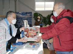筑西ブランドのイチゴ販売　豊頃
