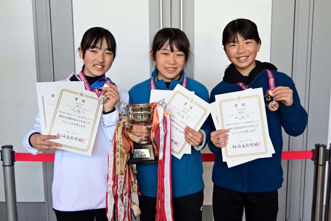 【写真】4年男子の黒坂大会新 全十勝児童スケート選手権