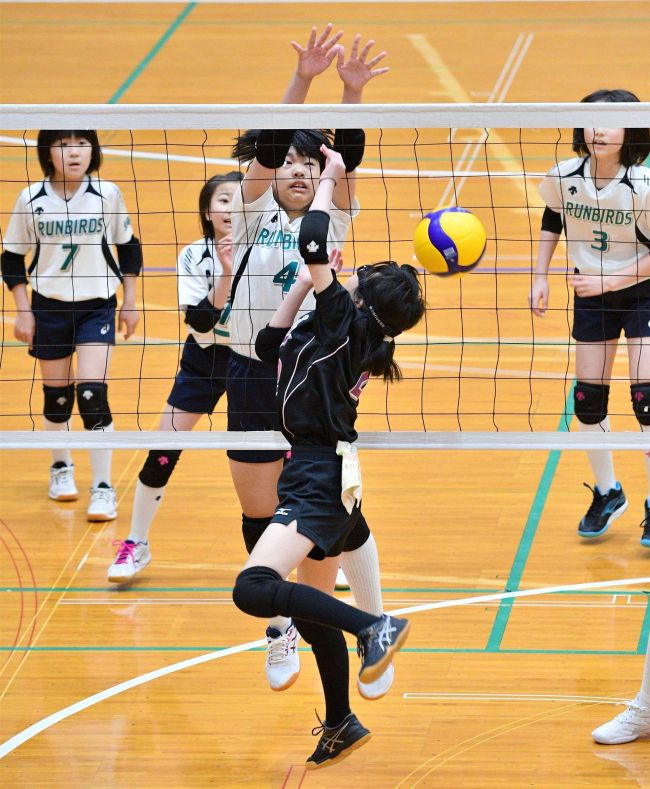 【写真】木野東、混合初制覇 女子はR・Y 男子はJJB 勝毎杯全十勝小学生バレーボール大会