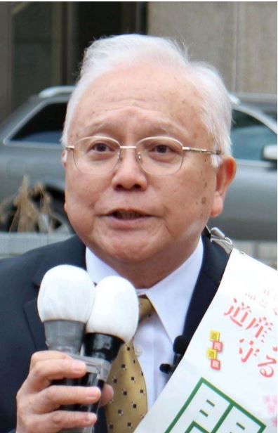 【写真】知事選スタート　４氏が届け出
