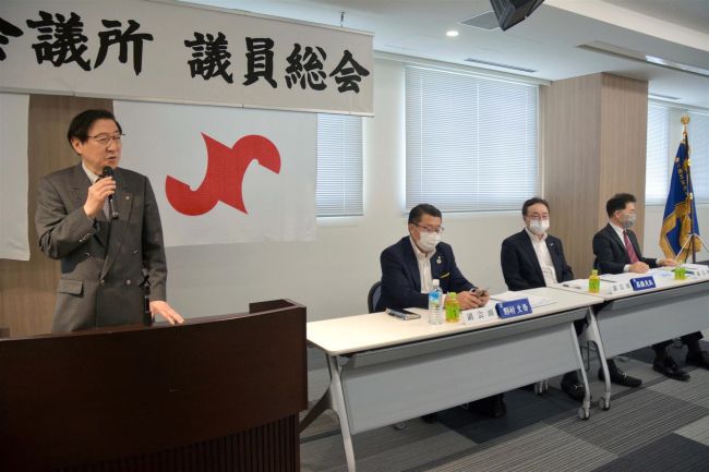 【写真】東京で「マルシェ」計画、昨年度406万円の黒字決算 帯商総会