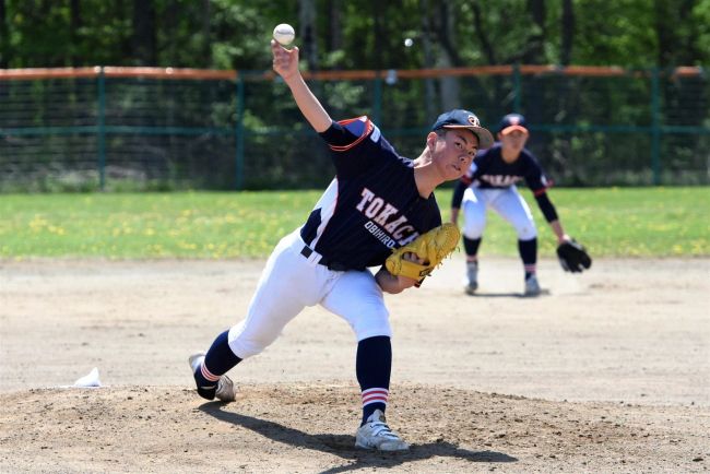 【写真】「100%力発揮で抑え込む」 とかち帯広の平井日本代表入り 中学硬式野球リトルシニア
