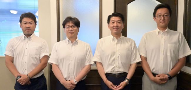大会スムーズに、全十勝中体連新役員来社　全道ソフトテニス２８日から開催