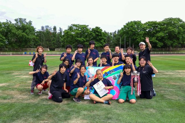 帯四、総合優勝３連覇　帯広市中体連夏季　特別支援学級合同陸上