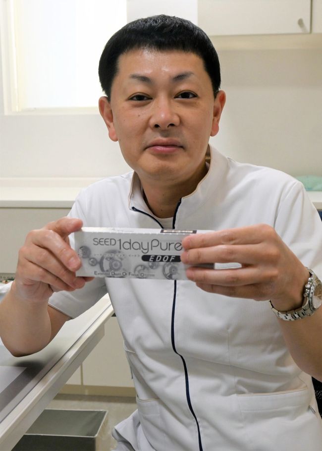 コンタクトで近視治療を　道東初「多焦点」導入　山田眼科