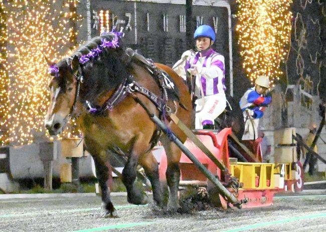 メムロボブサップ完勝Ｖ２　ばんえい旭川記念