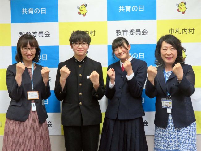 「自己ベストを」「精いっぱい頑張る」　中札内中生徒　全道水泳へ抱負