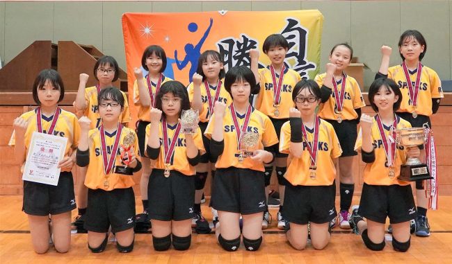 Ｒ・Ｙスパークス逆転Ｖ　２位は下音更　ブレイザーズ杯全道小学生バレーボール交流大会