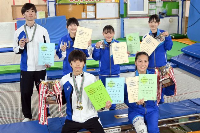 千葉２年ぶり女子Ａ頂点、男子Ｂは柳本快制す　道トランポリン選手権