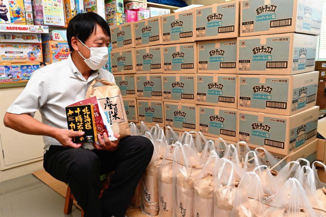 ひとり親世帯に食料品無料配布　物価高騰への支援　清水町社協