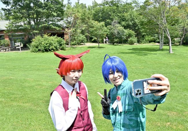 緑の庭でコスプレ撮影　十勝千年の森「サマーフェスタ」
