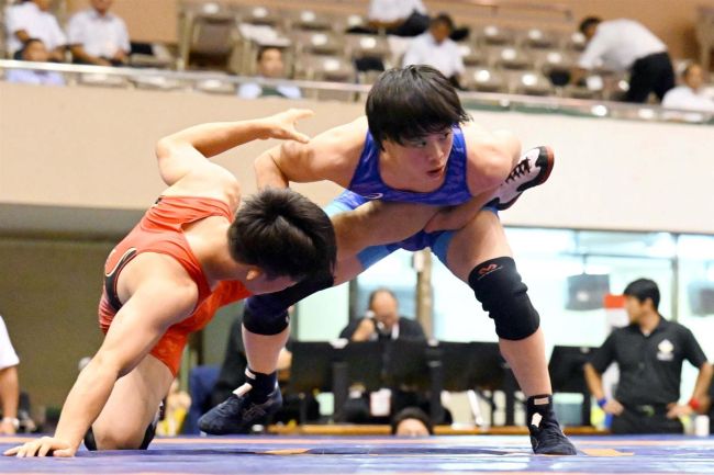 帯北高の稻川と野口佳準々決勝へ、妹尾と小林１６強　全国高体総体レスリング男子個人戦