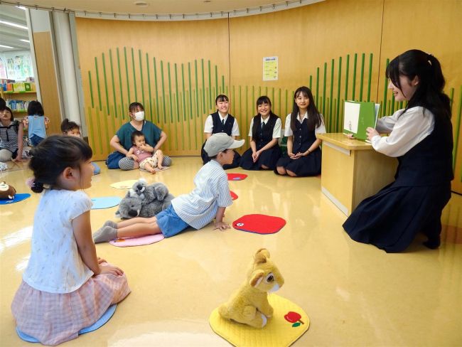 帯広市図書館でキラキラお話会
