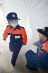 「放水できた!」児童歓声 広尾少年消防クが研修 5