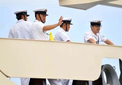 南極観測船「しらせ」が十勝港出発、盛況だった一般公開　広尾 10