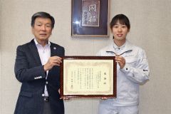 清水町が田村建設に感謝状 | 十勝毎日新聞電子版－Tokachi Mainichi