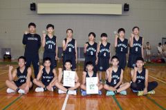 男子準優勝の帯緑園
