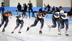 日本選手団はじめ公式練習始まる　出場は２５カ国２６４人　スケートＷ杯帯広大会 6