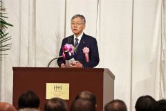 祝辞を述べる高木士幌町長