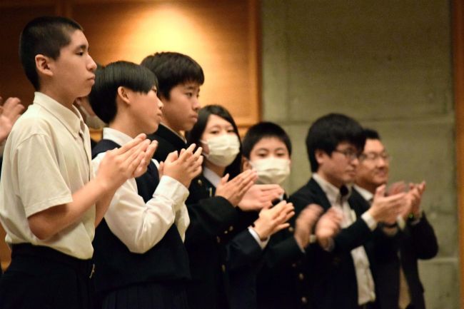 【写真】ジャズの奥深さ　池田中生触れる