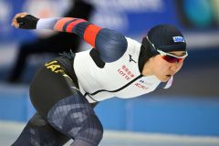 【ディビジョンＢ女子１０００メートル】８位と健闘した山根佳子（金野和彦撮影）