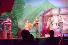 最後のダンスを披露する劇団員