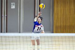 【女子２回戦・帯南商―札幌大谷】サーブで貢献した帯南商の木原楓香