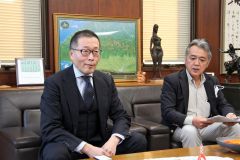日本食農連携機構の木村吉弥常務理事が来社 2