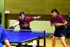 女子学校対抗　熊谷美優・岡田結菜組（帯大谷）