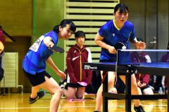 女子学校対抗　佐々木彩歌・山口香凜組（帯南商）