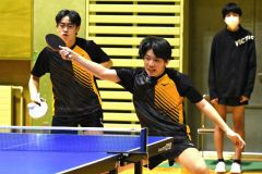 男子学校対抗　大坂慶二郎朗・松浦伶宇組（帯三条）