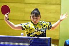 女子個人戦シングルス　岡田結菜（帯大谷）