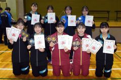 女子個人戦上位入賞者