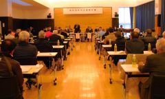 札内コミュニティプラザで開かれた連絡会議