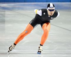 【男子５０００メートル】トップタイムの小川拓朗（栃木県スポーツ協会―白樺学園高出）