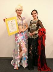 ベリーダンス関西大会で中井さん準Ｖ、三浦さんは決勝進出