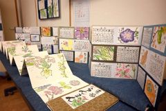 帯広の森はぐくーむで絵手紙展２