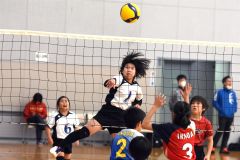 混合の部決勝　稲田ＪＶＣ―更別ＪＶＣ
