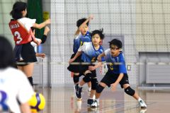 混合の部決勝　稲田ＪＶＣ―更別ＪＶＣ