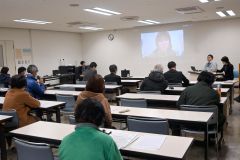 管内外から５０人が参加した説明会
