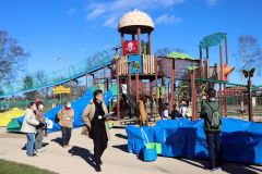 11月19日に開かれたWS、農村公園を実際に見て回った